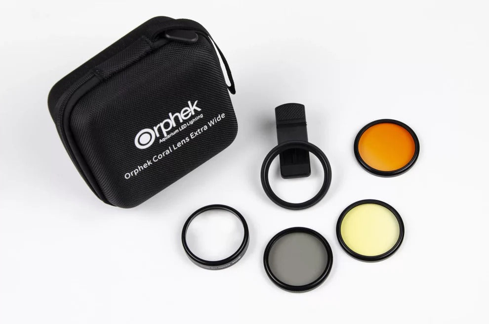 Orphek 52mm Extra Wide Coral Lens Kit for Smartphones and DSLR camera