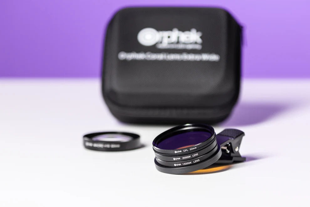 Orphek 52mm Extra Wide Coral Lens Kit for Smartphones and DSLR camera