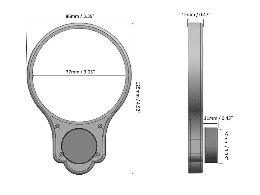 Orphek Omini 77mm Magnetic Lens Kit for Aquariums and DSLR Cameras
