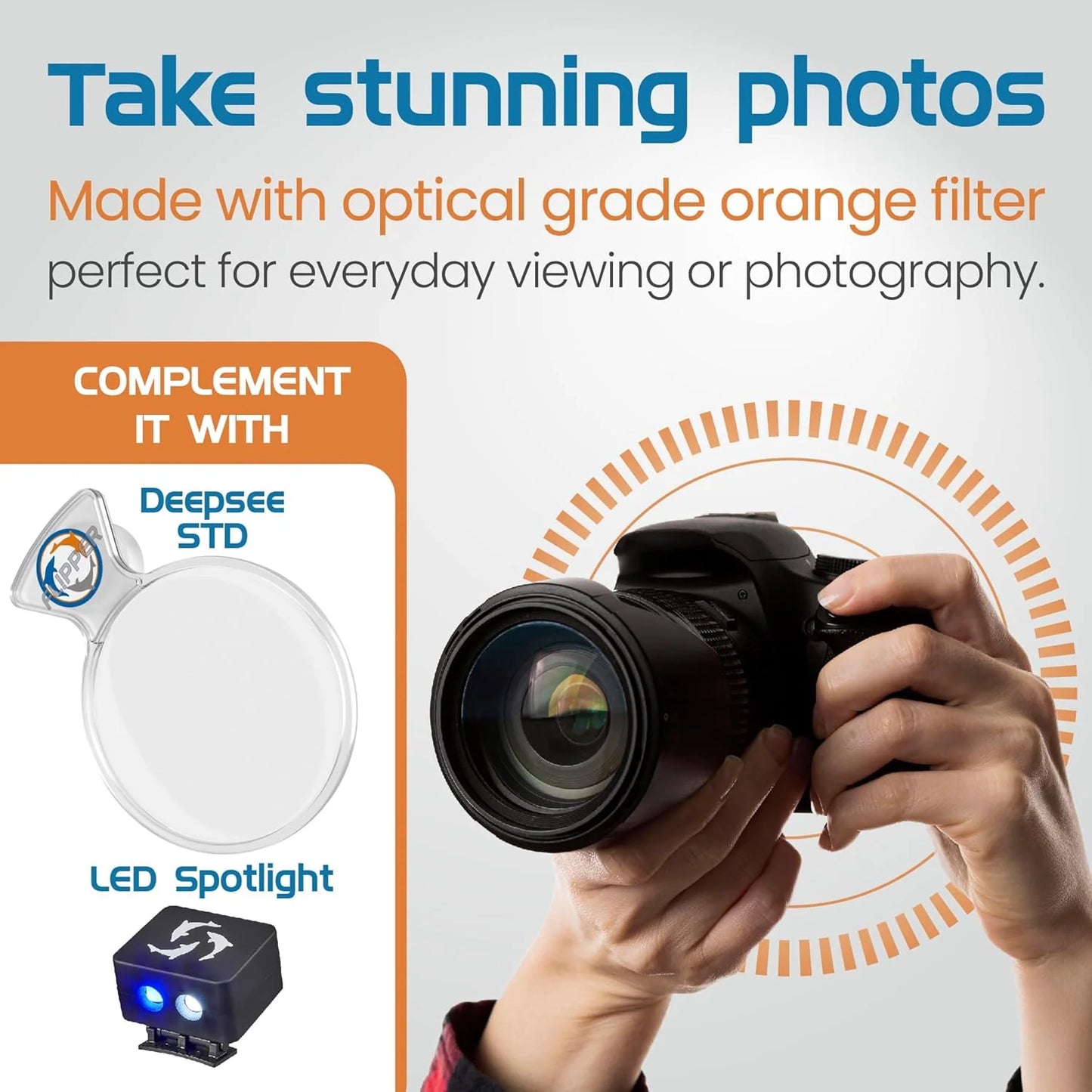 Flipper DeepSee Orange Lens Filter4"