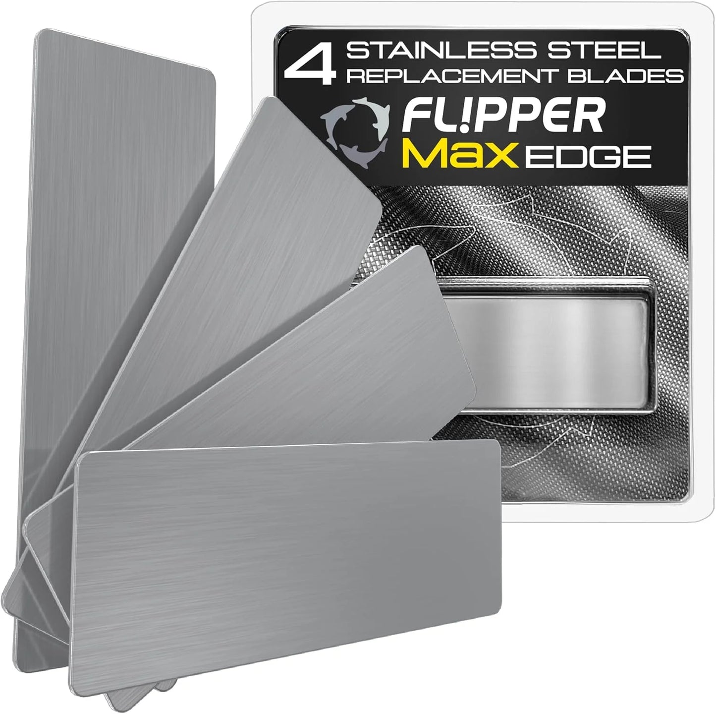 Flipper Blade Stainless Steel Edge MAX (4pk)