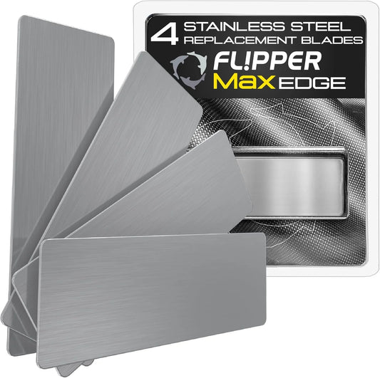 Flipper Blade Stainless Steel Edge MAX (4pk)