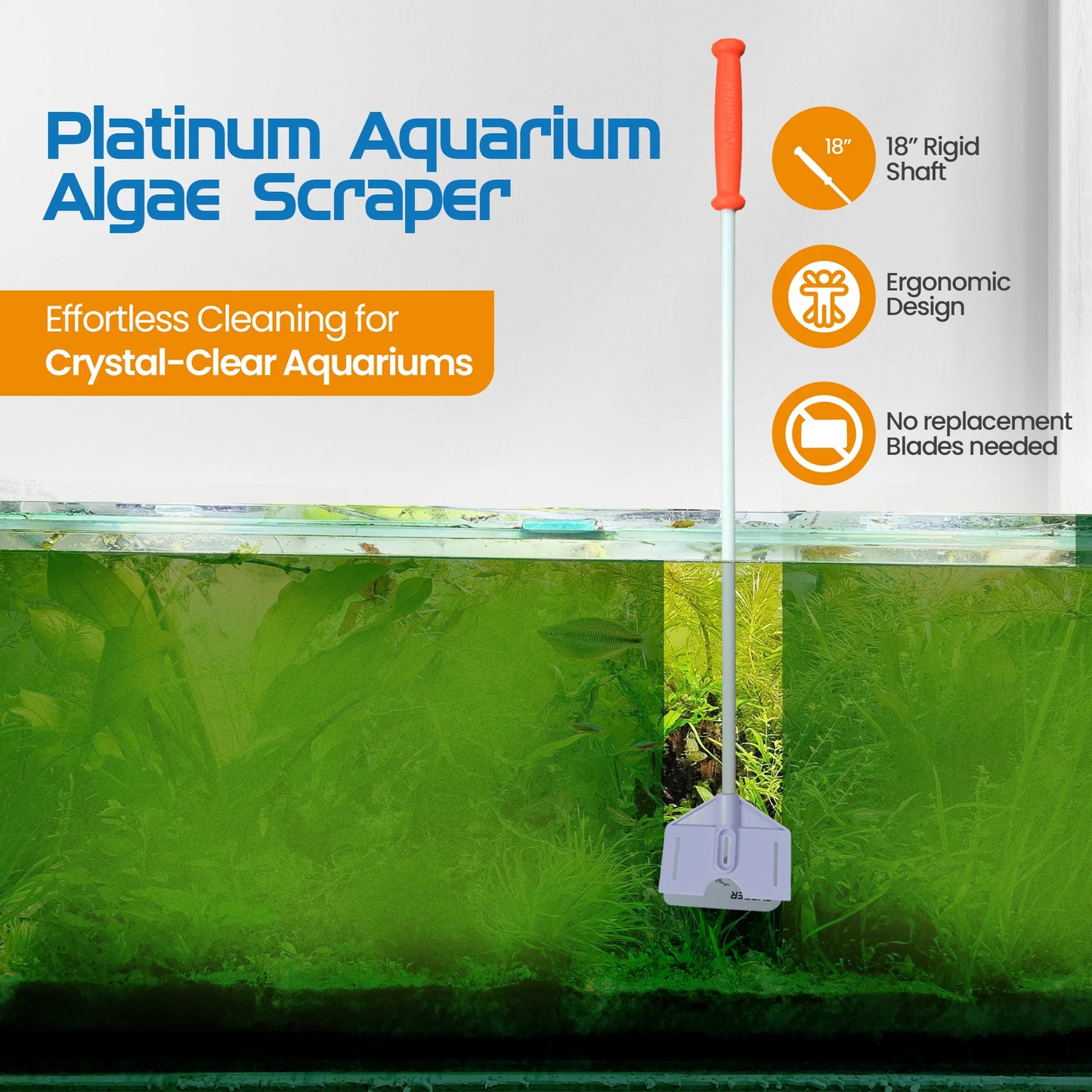 Flipper CC Platinum Scraper 18"