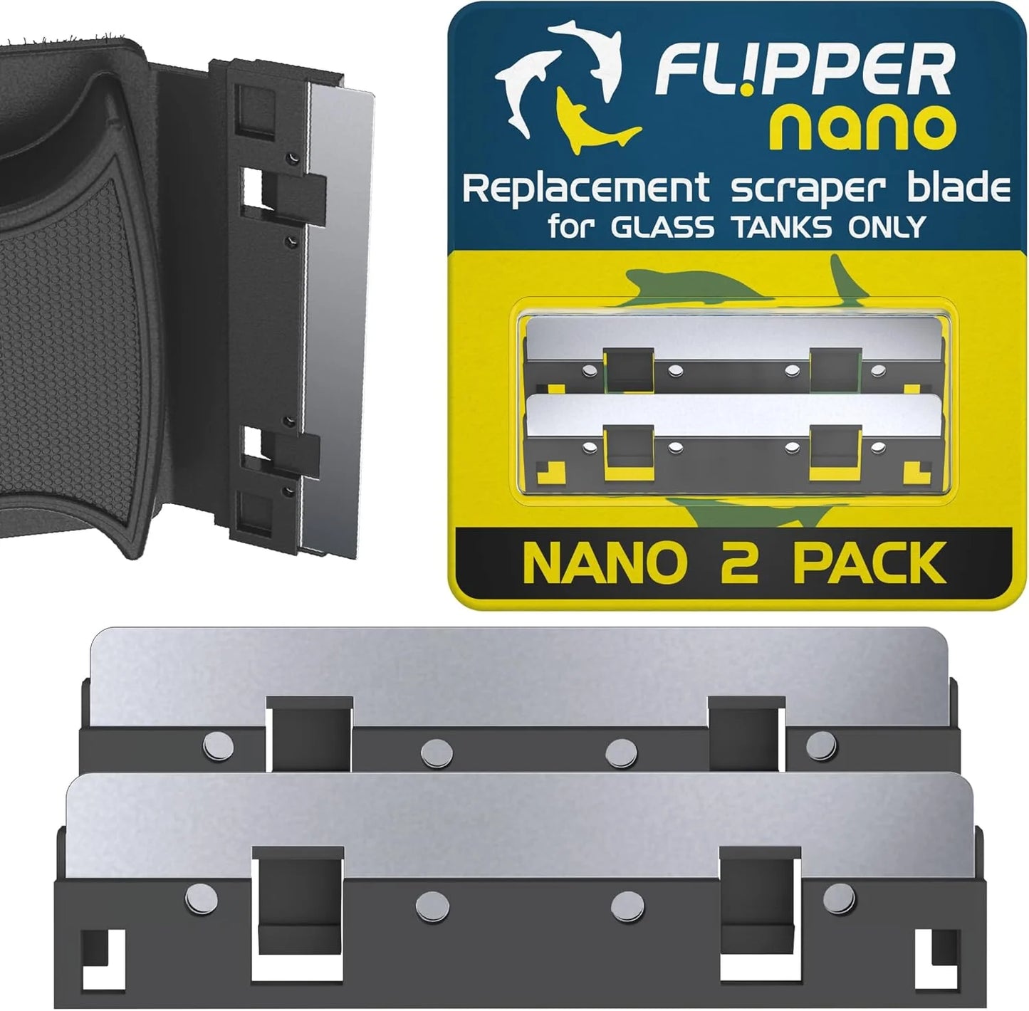 Flipper Blade Stainless Steel Nano (2pk)